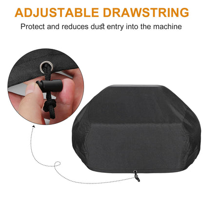 AMPtaan Woodfire Outdoor Grills Cover for Ninja Woodfire Pro XL Outdoor Oven OG951 OG901 and OG850 Series - Adjustable Drawstrings and Elastic Bands