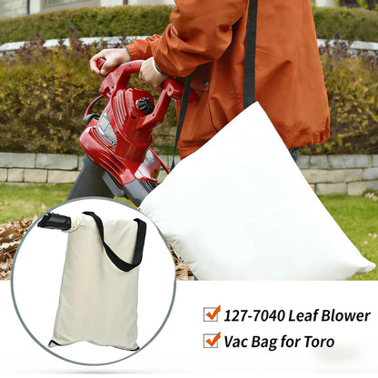 YIBOCO 127-7040 Leaf Blower Vac Bag for Toro 137-2336, 108-8994 Fits 51436 51563 51581 51594 51599 51609 51618 51619 51621 Blower - Leaf Blower Bag