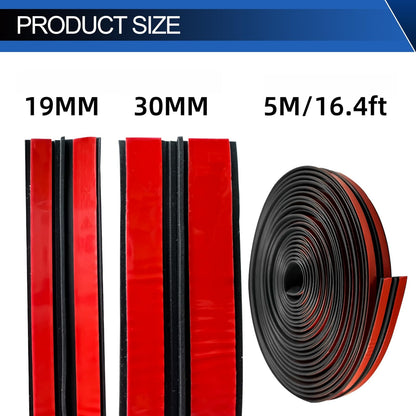 16.4 Ft Windshield Rubber Seal Car Weather Stripping Trim T Shape Sealing Strip for Car Front Rear Windshield (30mm*16.4Feet)