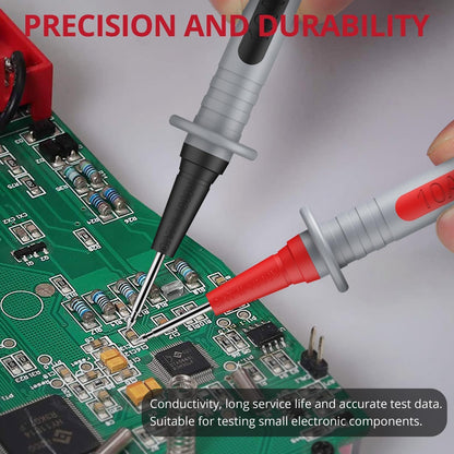 BINTA 11-Piece Multimeter Leads Kit CATII 1000V/ 19A with Alligator Clips Test Hooks Test Probes Tweezers, Professional Multimeter Leads Set for Industrial Car Home Digital Electrical Testing