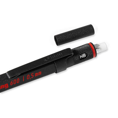 Rotring 600 0.5mm Black Barrel Mechanical Pencil (1904443)