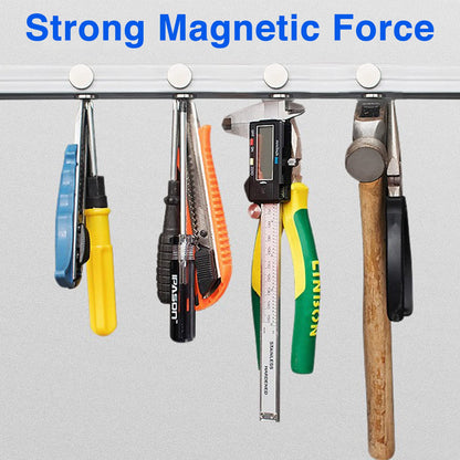 TRYMAG Magnets, 60Pcs Strong Rare Earth Magnets Small Round Fridge Magnets for Whiteboard, Heavy Neodymium Magnets Locker Magnets for Crafts, Whiteboard, Scientific Models 0.47 inch D x 1/8 inch H, 12 mm x 3 mm 60Pcs.