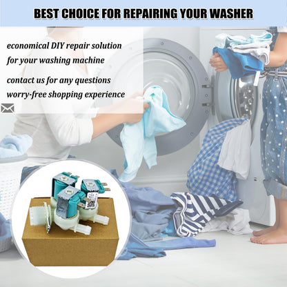 5221ER1003A Washer Water Inlet Valve for LG/Kenmore Washing Machine Cold Water Valve Assembly Replacement Parts 5221ER1003C 5221ER1003D AP4442608 PS3527452