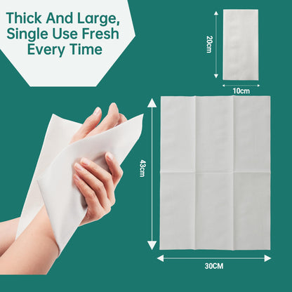 PEACHICHA Disposable Bathroom Hand Towels Linen Feel Guest Towel White Paper Hand Napkins for Weddings, Parties, Soft, Absorbent Paper Hand Towel Total 100 Pcs