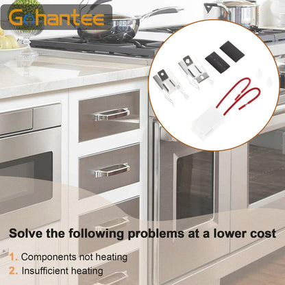 gohantee Burner Terminal Receptacle Block Kit Pack of 4 Replace # 12001676 Compatible with Kenmore Sears & Maytag