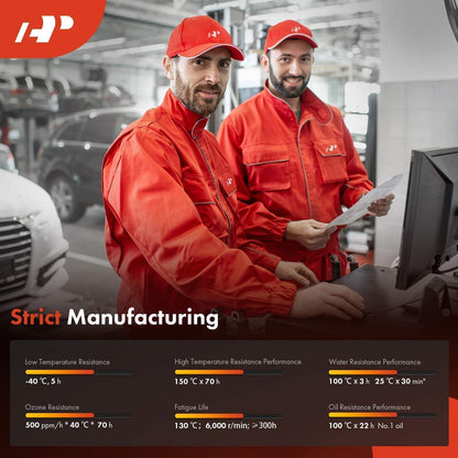 A-Premium Engine Serpentine Drive Belt Compatible with Honda, Acure & Mercedes-Benz - Ridgeline, Odyssey, Pilot, Accord Crosstour, Accord, RL, MDX, TL, ZDX, E350, GLK350, ML350, 84.06 Inches