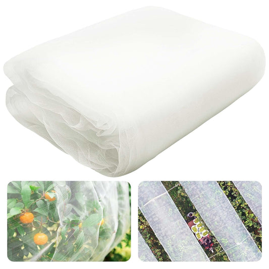 20x10 Feet Insect Bird Barrier Netting Mesh- Garden Bug Netting Plant Cover for Protect Vegetable Plant Fruits Flower from Insect Bird Eating