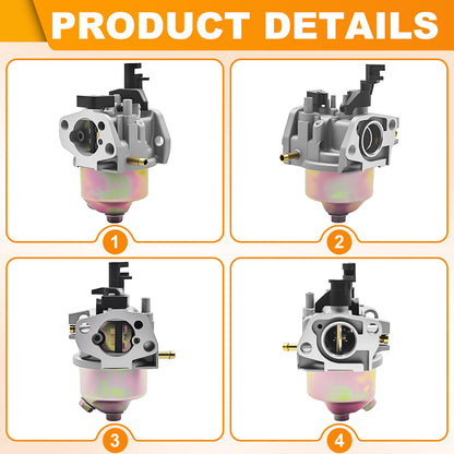 Triumilynn 196cc Carburetor for Champion Power Equipment 3500 4000 3000 Watt, 6.5 HP OHV Engine Carburateur, 46561 46558 46539 46551 46555 40026 46514 45633, 196cc Carburateur