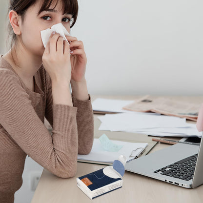 Sadstory 100 Pack Pocket Tissues Bulk, Small Facial Tissues, 4 Ply Mini Travel Size Paper, Soft and Unscented