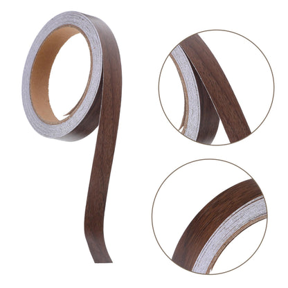 DOITOOL 2 Rolls Wood Grain Adhesive Tape for Cabinet Door Trim Furniture Repair Versatile Edge Banding for