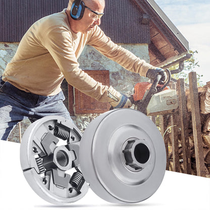 Adefol Clutch Drum Rim Sprocket Kit for Stihl 026 MS260 024 MS240 Chainsaw 325-7 325-8 Replace Parts 112 1160 2051
