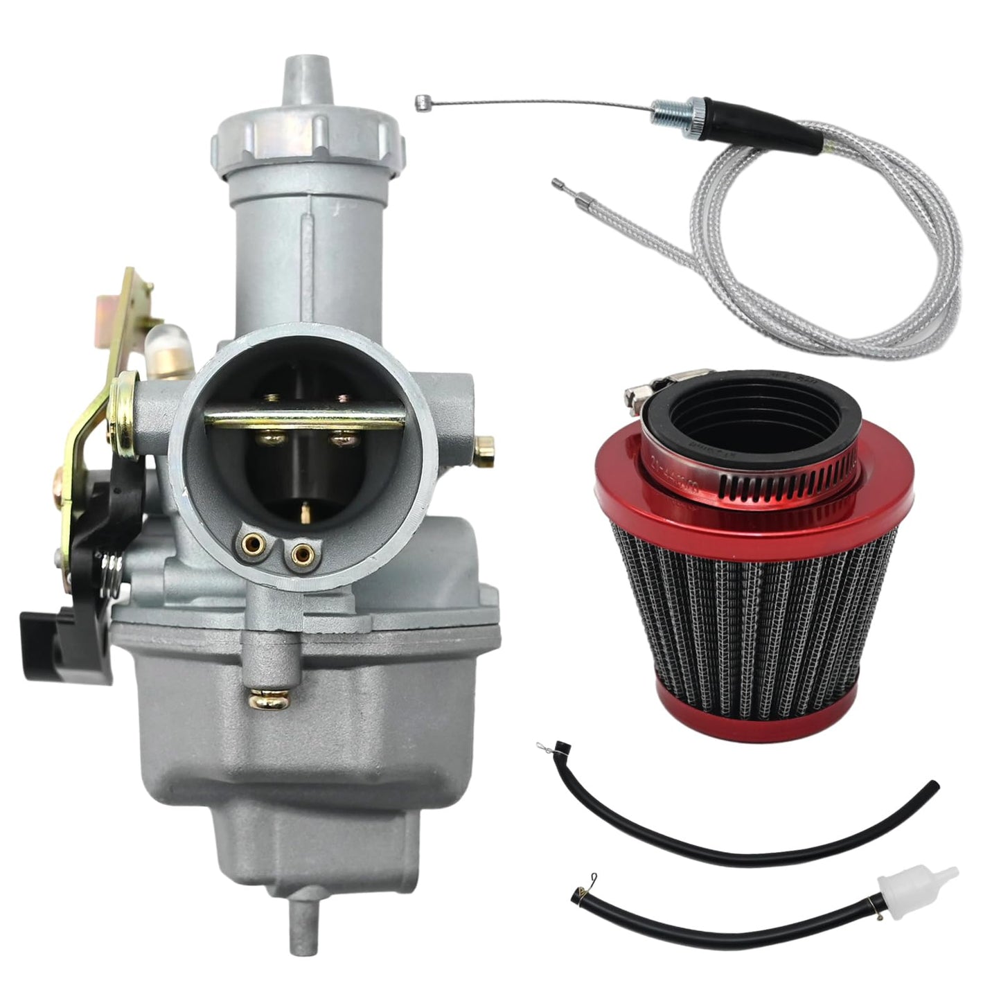 Vkinman PZ27 Carburetor Carb Kit Replacement for Honda Big Red 200 ATC200E ATC200ES ATC185 ATC185S ATC200 ATC200S ATC200M ATC200X