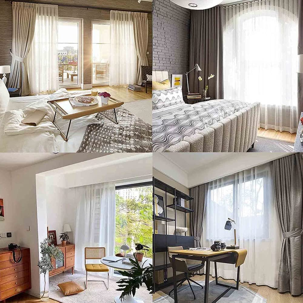 100 Pack Stainless Steel Shower Curtain Hooks Pleater Tape Hook Traverse 4 Prongs Pleat Pinch Metal Hooks Heavy Duty Clips Pin Drapery for Window Door and Shower Curtain