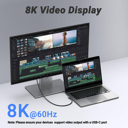 SUMPK Short USB 4 Cable Right Angle [1.5FT 2 Packs], 240W Fast Charging with High Speed 40Gbps Data Transfer and 8K Video Display