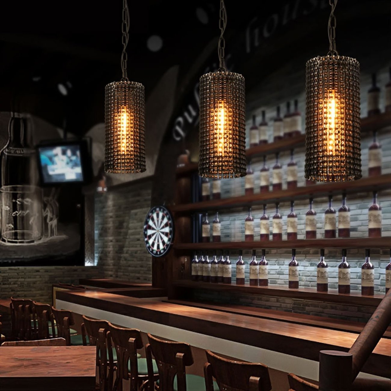 Vintage Edison LED Bulb,Antique 40W Vintage Edison Bulb,E26 Light Bulb Led Bulb 400 Lumens Warm White 2700K,Pack of 6(Non Dimmable)