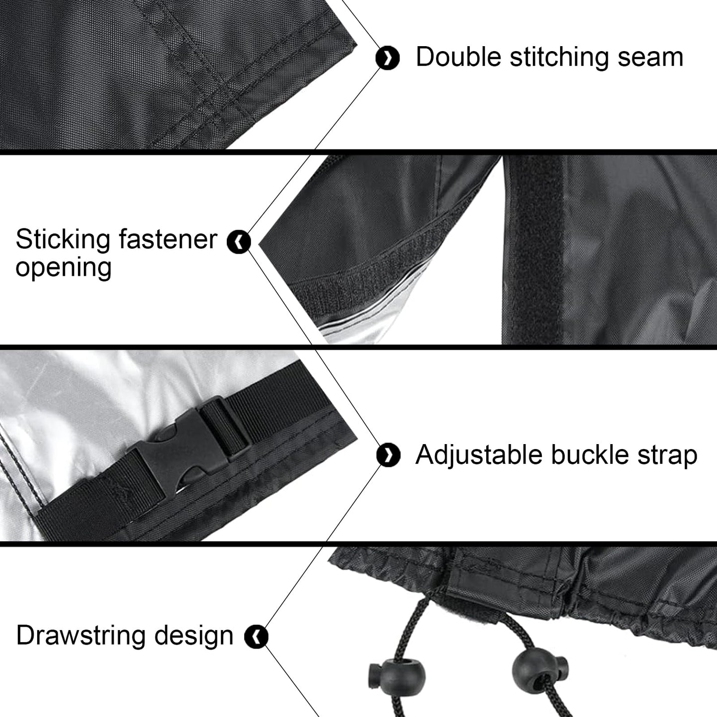 Rain Cover for Wagon Stroller, Waterproof Wagon Cover Professional Dustproof Protective UV Resistance Folding Wagon Rain Cover for Outdoor Camping Garden(97*56*51cm)