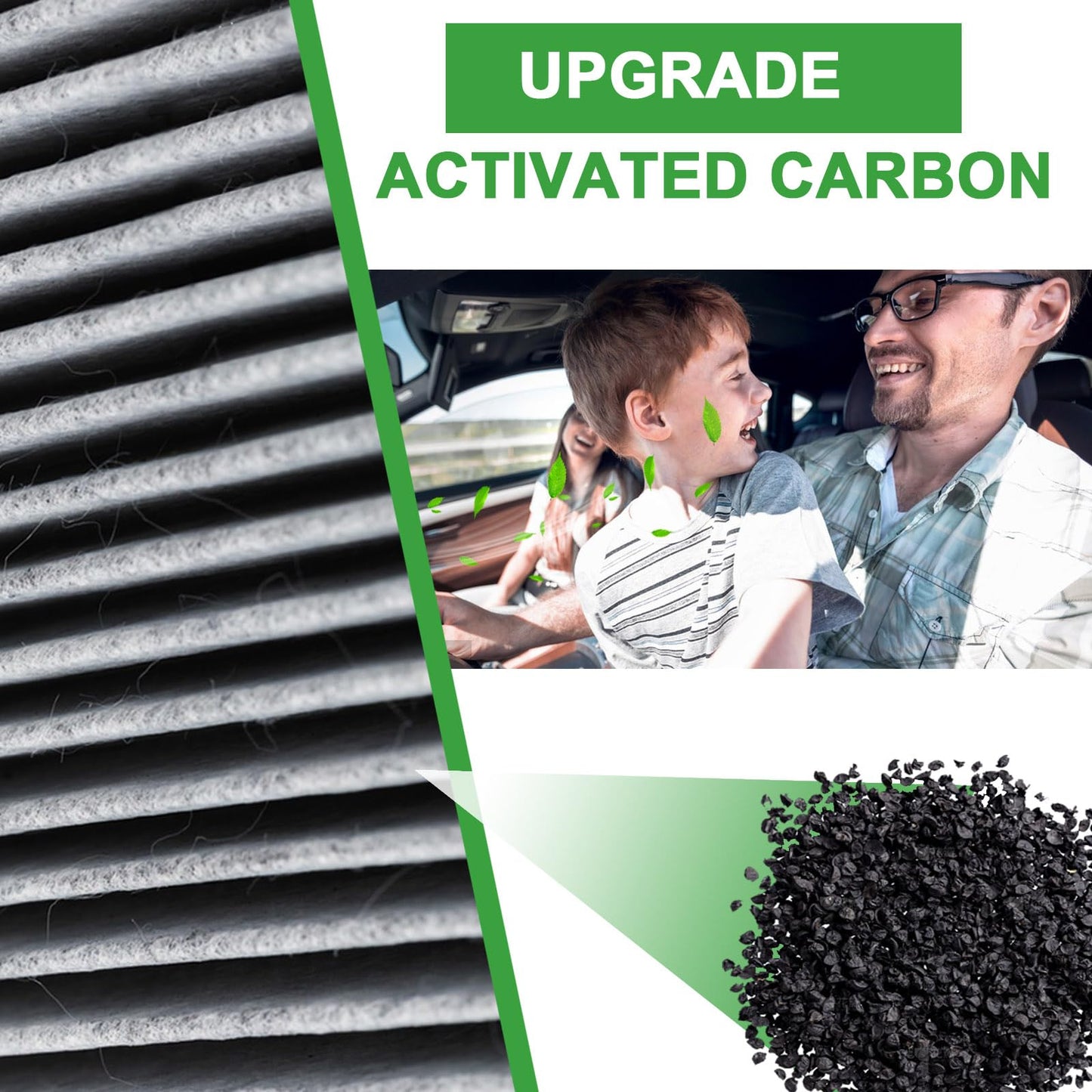 3 Pack Carbon Cabin Air Filter for Mazda 3 Mazda 6 CX5