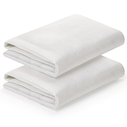ZENFUN 2 Pack Fiberglass Cloth, 50 Inch x 4 Yard Fiberglass Plain Weave Fabric Sheet, 6 oz Fiber Glass Chopped Strand Cloth Mat for Boat Auto Surfboard Tub Pool Repair, Glass Wool Mesh