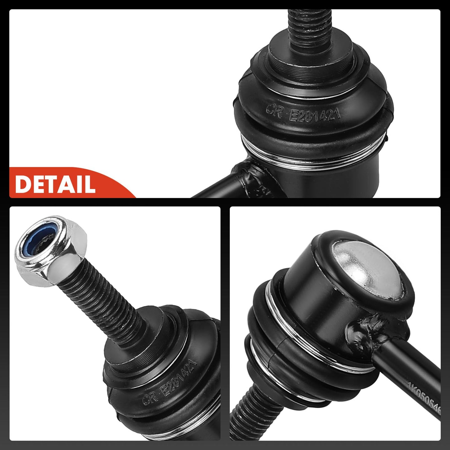 A-Premium 2 x Rear Sway Bar Links Stabilizer Bar Links, Compatible with Volkswagen Jetta Golf Passat Tiguan Eos CC Beetle & Audi A3 (Quattro) Q3 (Quattro) TT (Quattro)