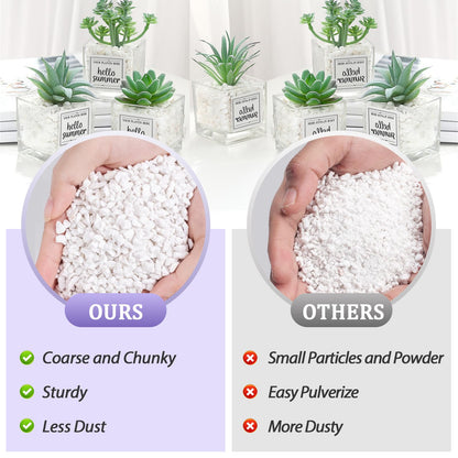 Riare 10 litres Organic Perlite for Plants - Horticultural Perlite Soil Amendment for Plants Potting Mix, Improve Root Growth, Drainage and Ventilation