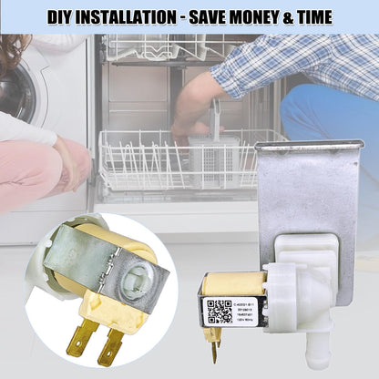 154637401 Dishwasher Water Inlet Valve - Dishwasher Water Valve Assembly Replacement Parts 154219601 154359801 154373301 AH1990907 AP4321824 PS1990907