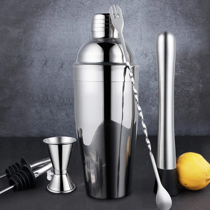 Cocktail Shaker Set, 25-Piece Stainless Steel Bartender Kit with Acrylic Stand & Cocktail Recipes Booklet, Professional Bar Tools for Bar Accessories, Drink Mixing, Home, Party