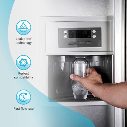 AQUACREST Refrigerator Water Filter Replacement for Frigidaire EPTWFU01® Pure Source Ultra II, FPBC2277RF, FPBG2277RF, FGHB2868TP, FFHD2250TD, FGSC2335TF, FGSC2335TD, LGHD2369TF (Package May Vary)