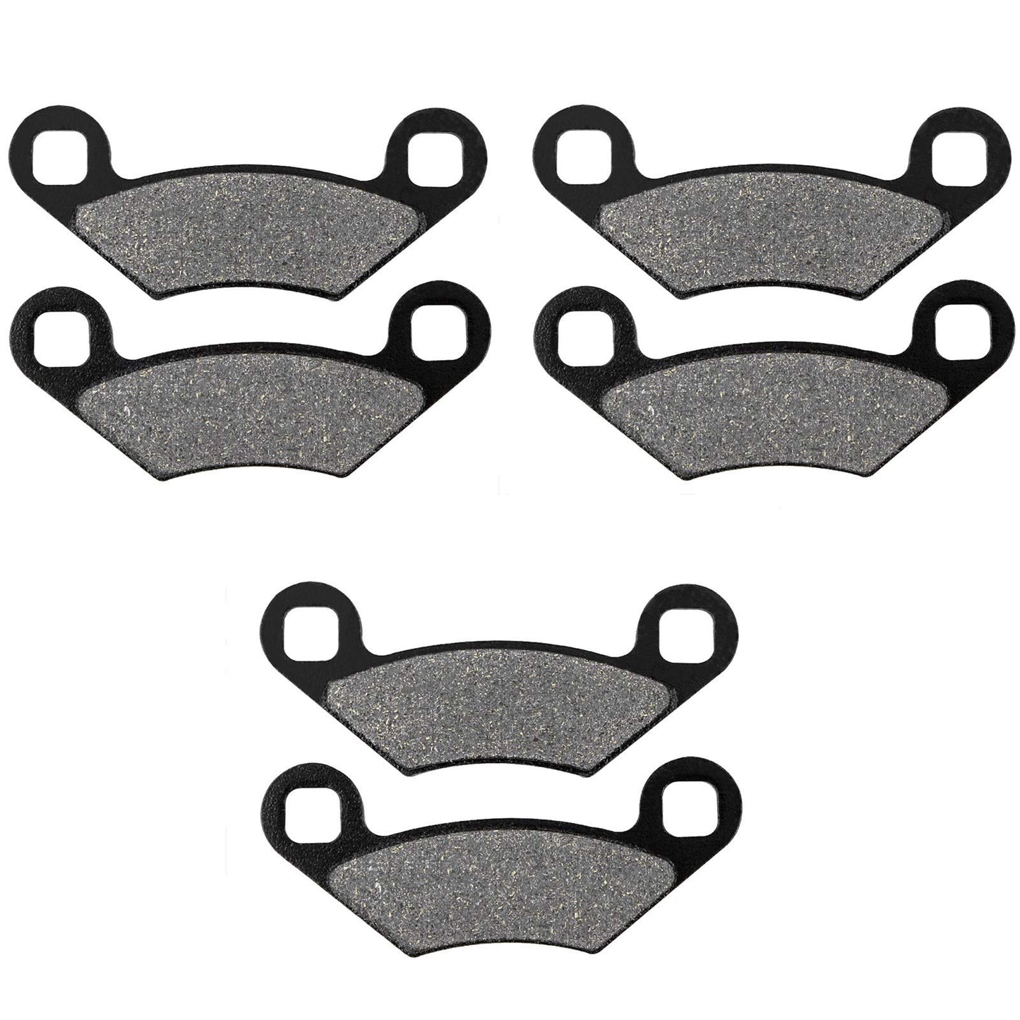 AHL Front and Rear Brake Pads for Polaris 500 550 800 850 1000 XP Sportsman Forest XP Touring X2 H.O. EPS SP Scrambler High Lifter 2009 2010 2011 2012 2013 2014 2015 2016 2017 2018
