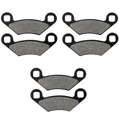 AHL Front and Rear Brake Pads for Polaris 500 550 800 850 1000 XP Sportsman Forest XP Touring X2 H.O. EPS SP Scrambler High Lifter 2009 2010 2011 2012 2013 2014 2015 2016 2017 2018
