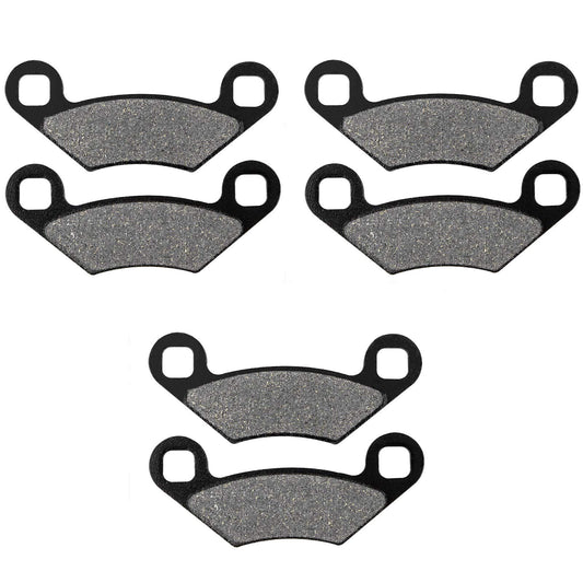 AHL Front and Rear Brake Pads for Polaris 500 550 800 850 1000 XP Sportsman Forest XP Touring X2 H.O. EPS SP Scrambler High Lifter 2009 2010 2011 2012 2013 2014 2015 2016 2017 2018