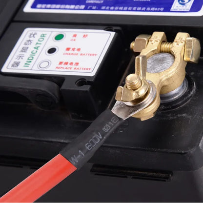 Taigoehua 12 Gauge Wire Tinned Copper Tray Cable 11FT/3.3m-10AWG with Terminals for Connect Charge Controller and Battery, Solar Panel, Automotive, Marine Boat