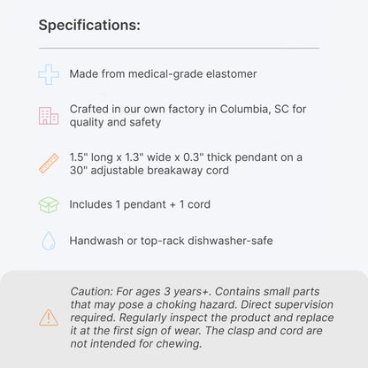 ARK Guitar Pick Small Thin Chew Necklace, Chew Necklaces for Sensory Kids and Adults, Oral Fidget for Autism, ADHD, SPD, Anxiety, Medical-Grade Sensory Chew Necklace, XT, Firm, Black