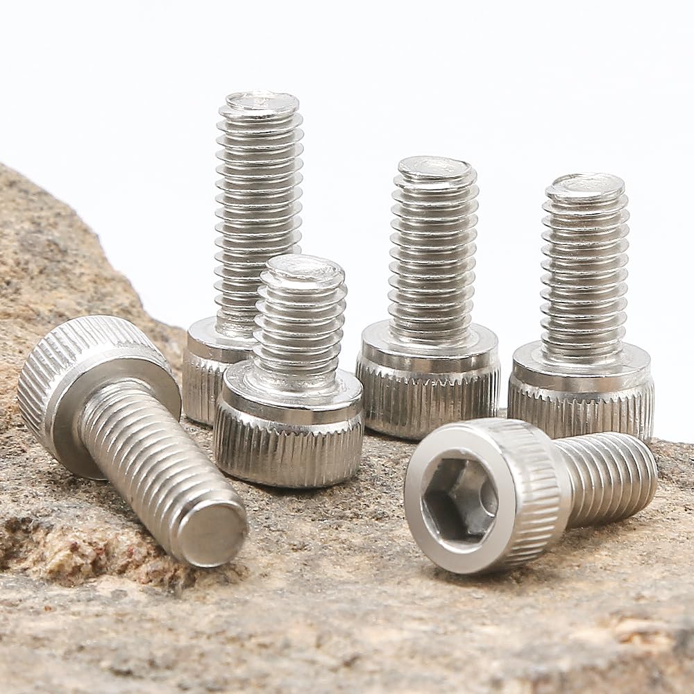 1415pcs M2 M3 M4 M5 Nuts and Bolts, 304 Stainless Steel Metric Bolt Assortment (Lock & Flat Washers),Metric Screw Assortment, Socket Head Cap Screws, Metric Bolts and Nuts Assortment Kit