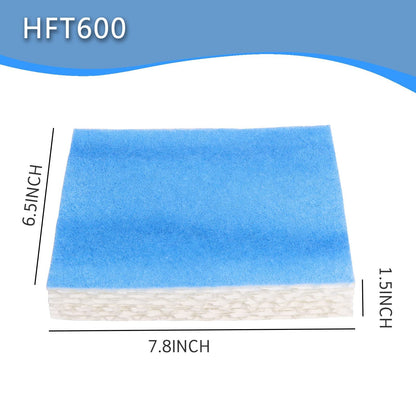 Upgraded HFT600 Filter T Humidifier Wick Filter Compatible with Honeywell HEV615, HEV620, Compatible with Honeywell Humidifier Filter T, Replace Part HFT600T, HFT600PDQ Super Thick 1.5inch, 4 Pack