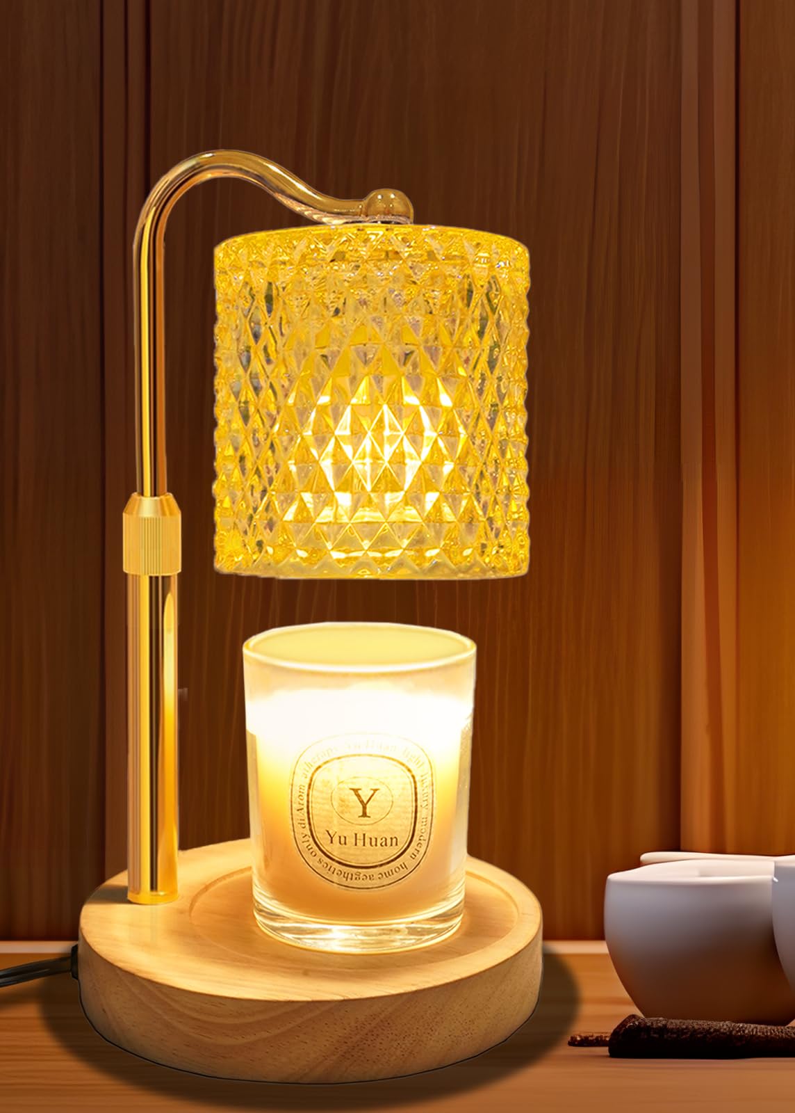 Candle Warmer Lamp with Timer Dimmer Adjustable Height for New Home Decor, Birthday Gifts for Women,Candle Warmer for Women Mom Christmas Gift Mother's Day Gfit