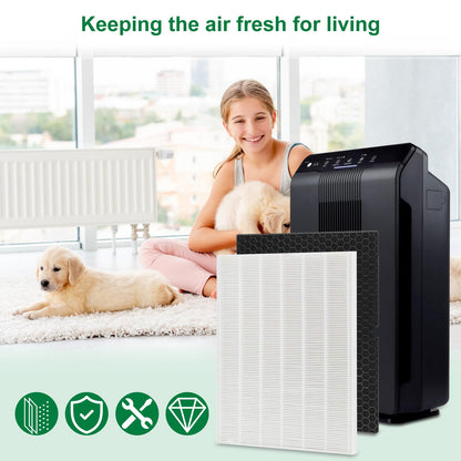 116130 Replacement filters Compatible with Winix 5500-2 Air Purifier, For Winix 116130 Replacement Filter,1 set contains 1 filter and 1 pack of activated carbon filters.