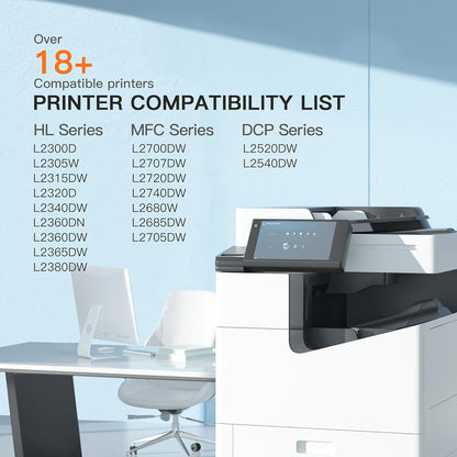 TN660 Toner Cartridges 2 Pack Compatible Replacement for Brother TN660 TN-660 TN630 for DCP-L2520DW MFC-L2740DW HL-L2320D HL-L2360DW DCP-L2540DW MFC-L2700DW MFC-L2720DW Printer High Capacity Black