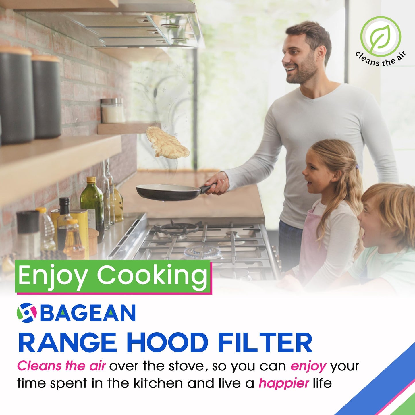 Stove Hood Vent Filter 10.5" x 8.8" 41F 97007696 Fit's Nutone & Broan Range Hood Filter Replacement for Ductless Exhaust Fan - Mesh Screen Filters Grease & Carbon Freshens Kitchen Oven Air (2-Pack)