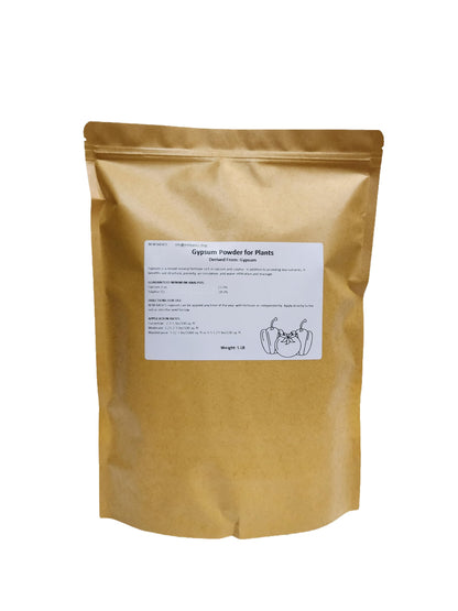 5 LB, Gypsum for Plants, Water Soluble, Rich in Calcium and Sulphur, Benefits Soil Structure, Porosity, Air Circulation, and Water Infiltration and Drainage (Gypsum 5 LB)