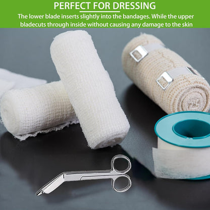 Shoyisenka 5 Pcs Bandage Scissors, 5.5" Gauze Scissors, Stainless Steel Bandage Scissors Nurse Accessories