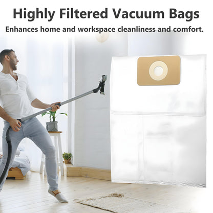 8 Pack Premium Central Vacuum Bags Compatible with Nuera Filtre 189, Husky Filtre 189, DuoVac Filtre 189, SoluVac Filtre-189 SVS, and Other CV Systems for Efficient Cleaning Solutions