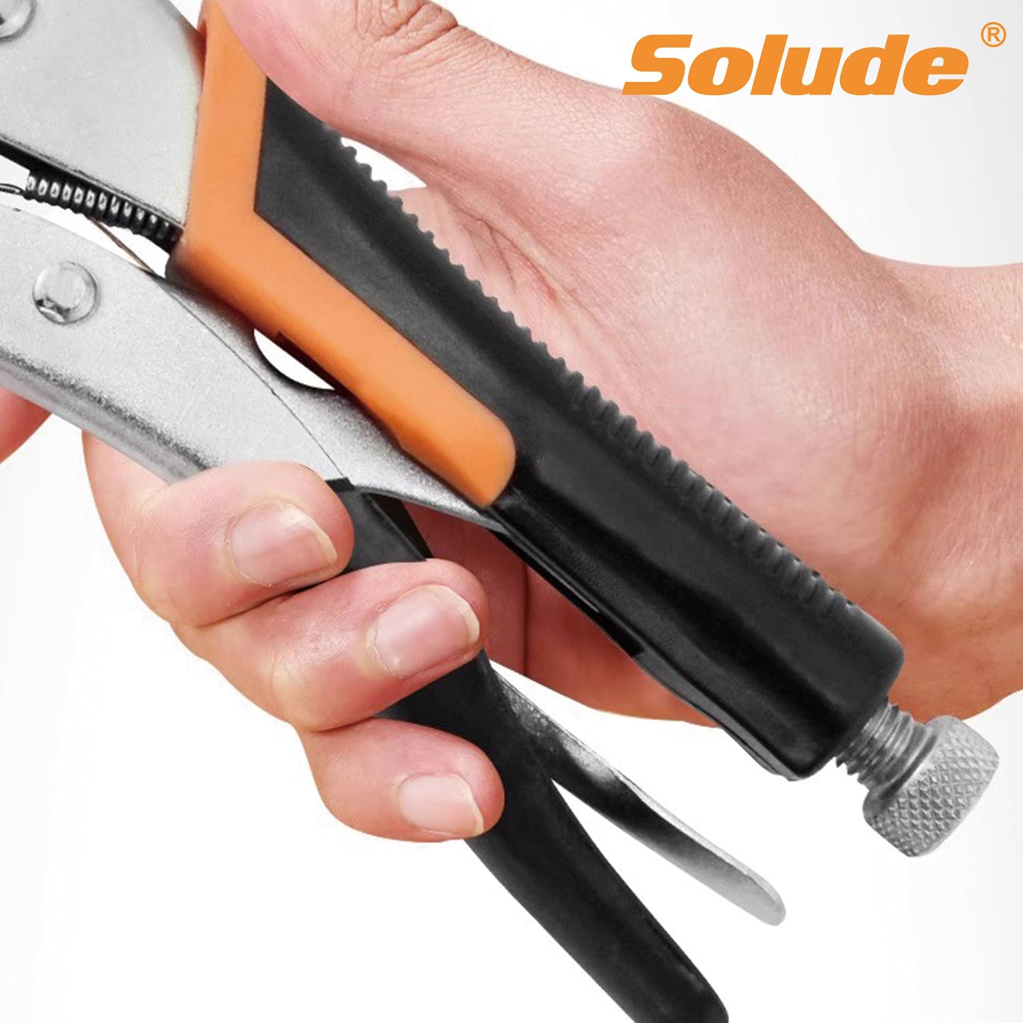 6-Inch C-Clamp Locking Pliers,Heavy Duty Vise Grip Welding Clamp with Swivel Pads for Woodworking,Home,Metalworking,Auto Repair(4 Pack)