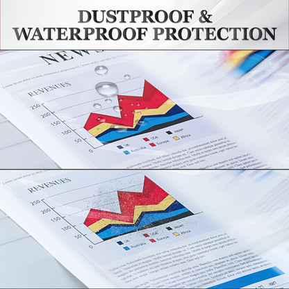Sheet Protectors, 300 Pack Clear Page Paper Protectors 8.5 x 11 Inch for 3 Ring Binder, Non-Glare Plastic Binder Sleeves for Documents, Photos