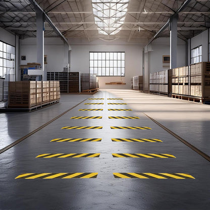 Bligo Anti Slip Safety Grip Tape, 2 Inch x 60 Foot, Non Skid Tread for Stairs, Steps, Floors, Caution Dangerous Zones, Indoor and Outdoor Use (Yellow and Black)