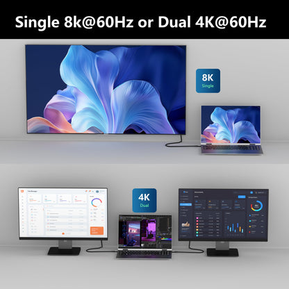 3.3ft/1M 90-Degree Right Angle for Flexible & Neat Setup,Thunderbolt 4 USB-C Cable, 40Gbps Data Transfer, 240W PD Charging, 8K Video Output, Compatible with M_acBook Pro, Docking Station, Monitors