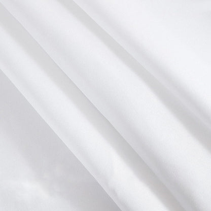 UFRIDAY White Extra Long Shower Curtain 84 inches Long,Washable Fabric Shower Curtain Liner with Hooks Hotel Bathroom Curtains Shower Set