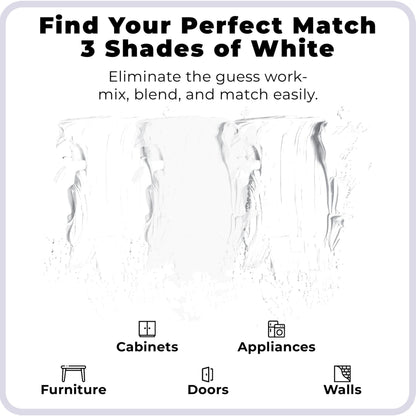 Touch-Up Paint | Matte Finish for Cabinets, Walls, Doors & Furniture | Multi-Tone White Repair Kit | Quick-Dry, Self-Priming, Low-Odor, Eco-Friendly | No-Sanding or Primer Needed | 3 Pack by spot.
