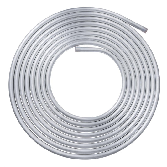 1/4" OD Aluminum Coiled Tubing, CYIWPH Seamless Round Pipe 1060, 0.04" Wall Thickness, Refrigeration Tubing, Fuel Line, Automotive Oil Pipe, Compressor Tube, 25Ft