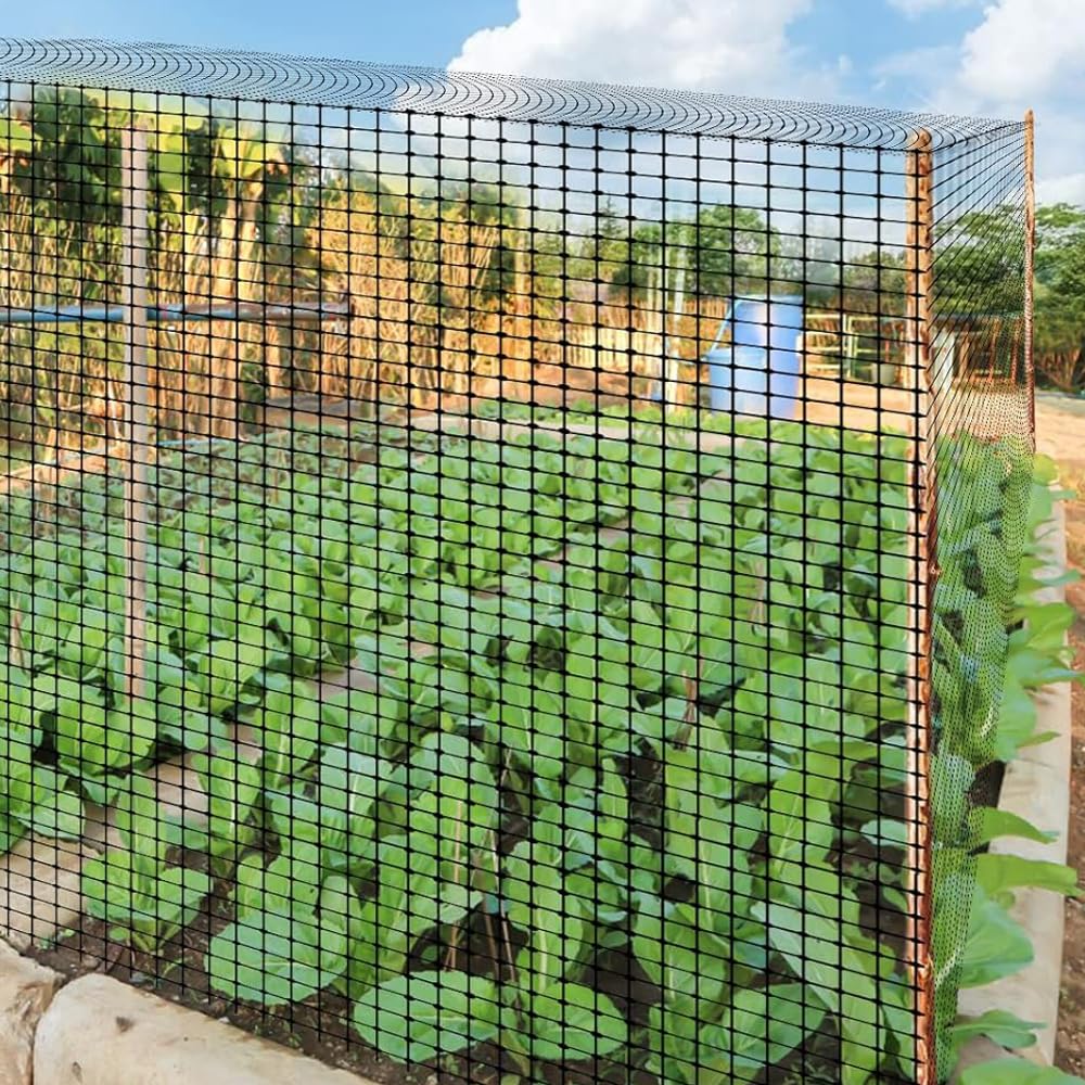 7 X 100 Feet Bird Netting with 50pcs Ties for Garden Fencing Garden Fence Insect Netting for Fruit Tree Netting Netting for Plants Protect Plants Fruits Trees from Rodents Birds (7 x 100 Feet)