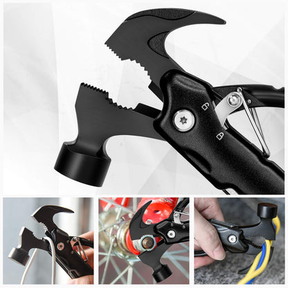 BIIB Gifts for Men, 12 in 1 Hammer Multitool Birthday Gifts for Men, Mens Gifts for Him Dad Husband Grandpa, Fathers Day Dad Gift from Daughter Wife, Camping Accessories Gear, Fathers Day Gift Ideas